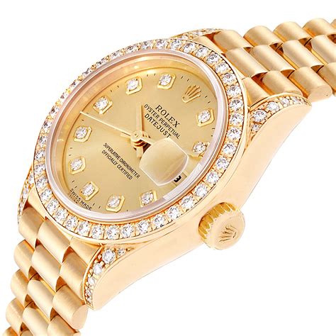 diamond rolex watches for women